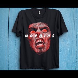 Marvel Morbius The Living Vampire Big Face T-shirt